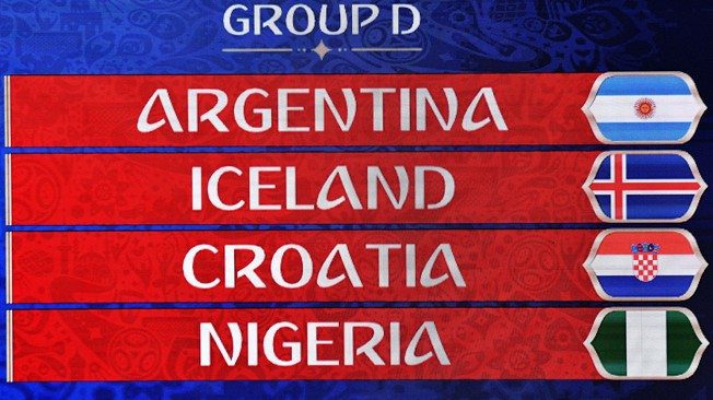 FIFA World Cup 2018 Group D