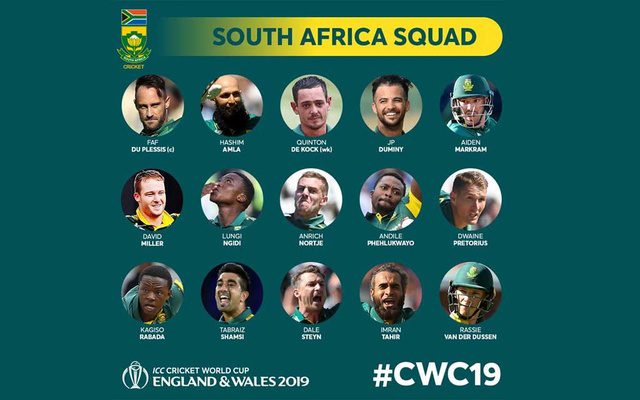 south-africa-Squad-World-Cup-2019
