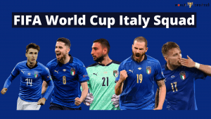 Italy Football team squad 2022