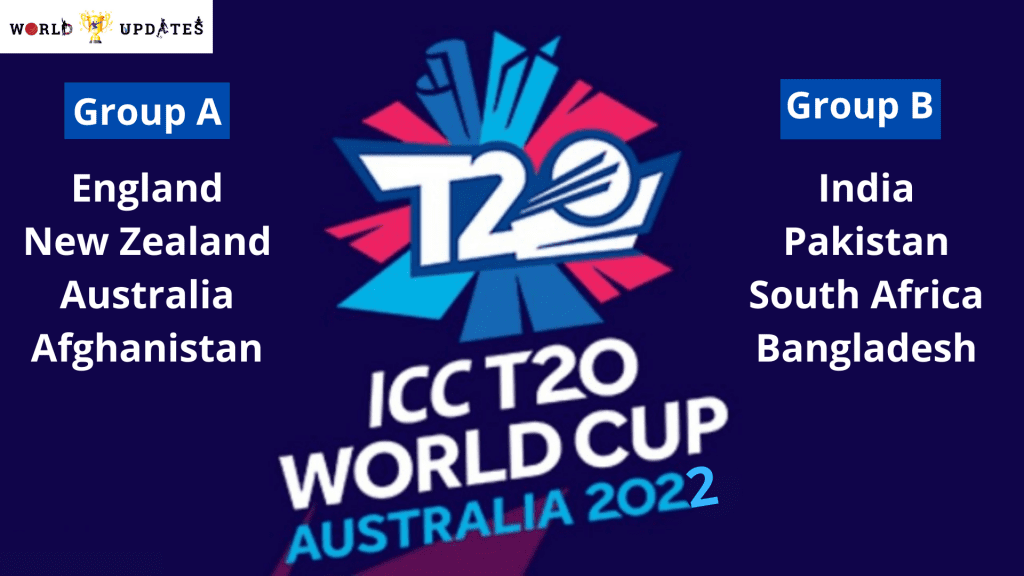 T20 World Cup 2022 Groups