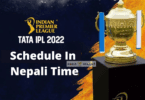 ipl 2022 Schedule In Nepali Time