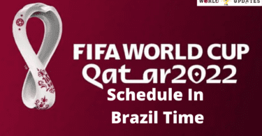 FIFA world Cup 2022 schedule in Brazil time