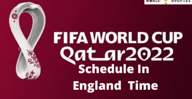 FIFA world Cup 2022 schedule in England time