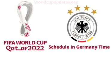 fifa world cup 2022 schedule in germany time