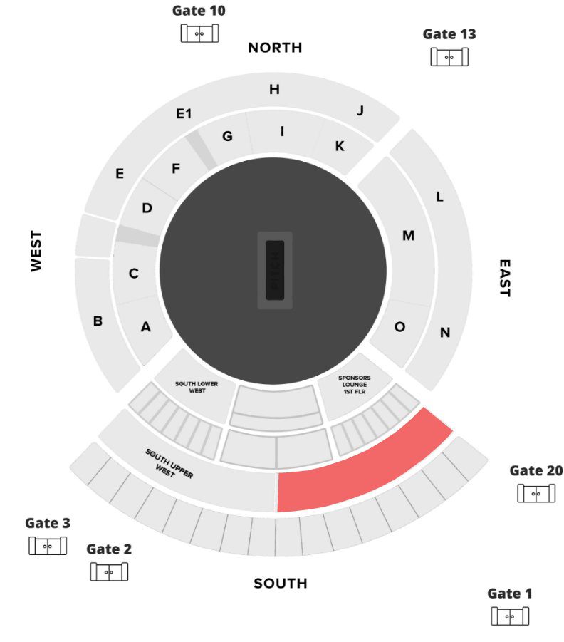 Vizag Stadium Seating Plan and Layout