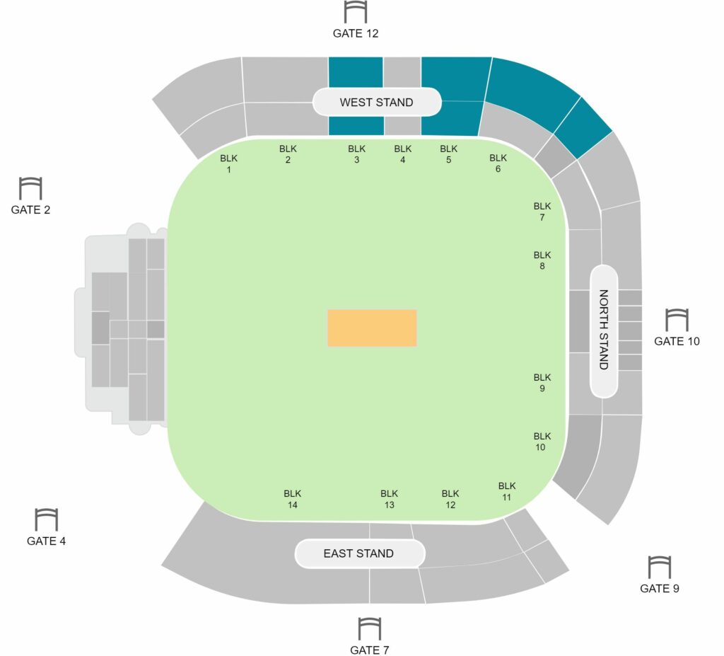 brabourne stadium seating arrangement